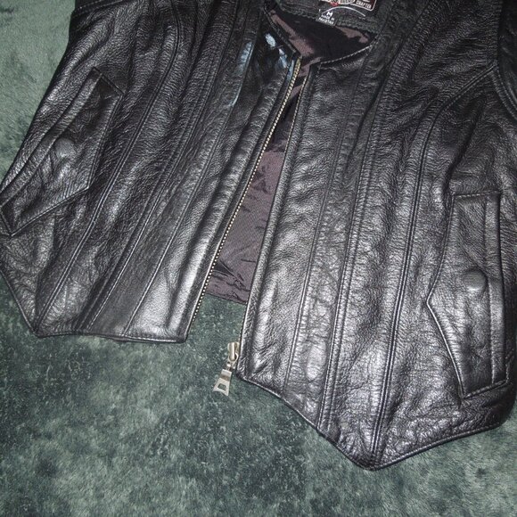 Authentic vintage Flying Bikes leather vest - Picture 3 of 5